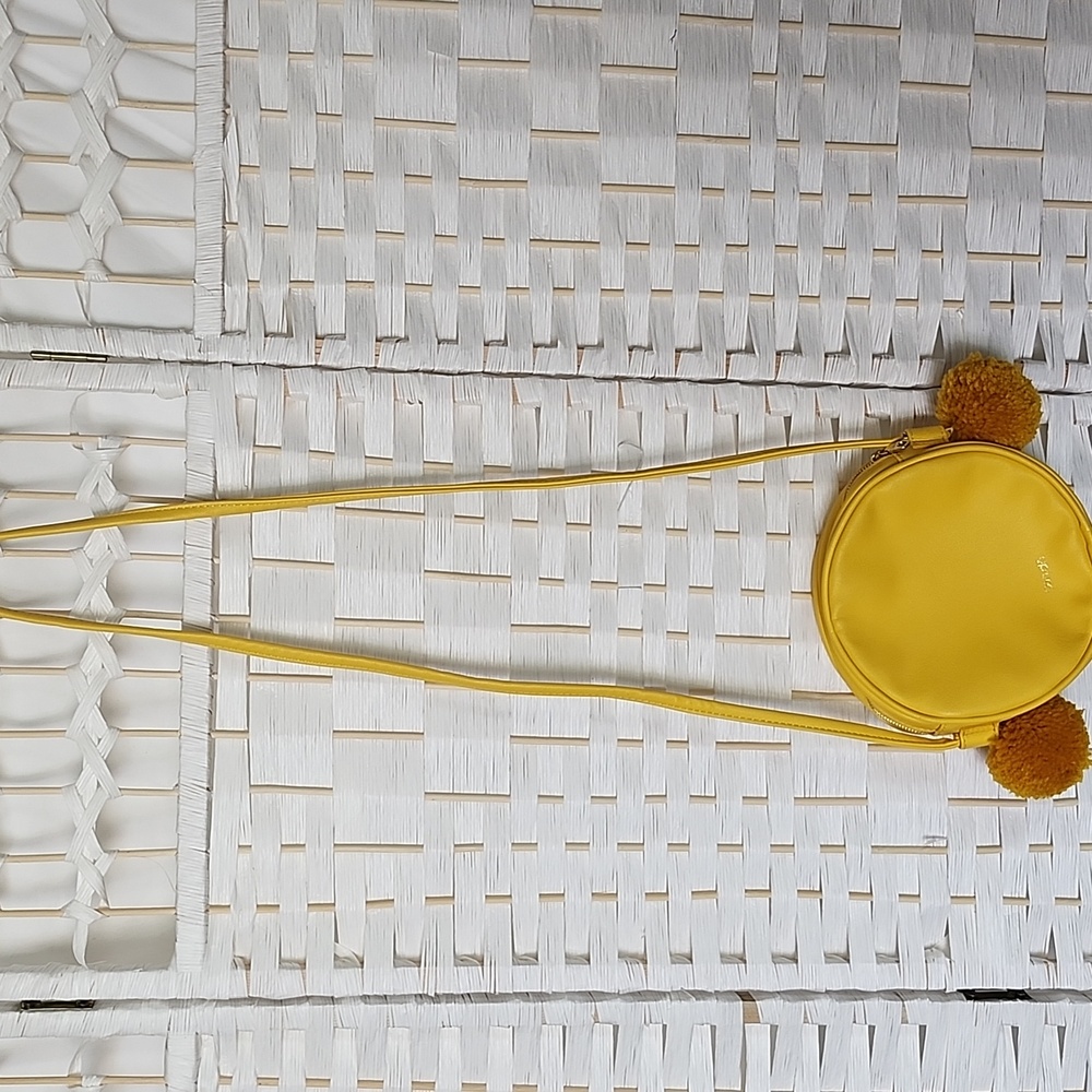 Ban.do- Yellow Leather Circle Crossbody Purse